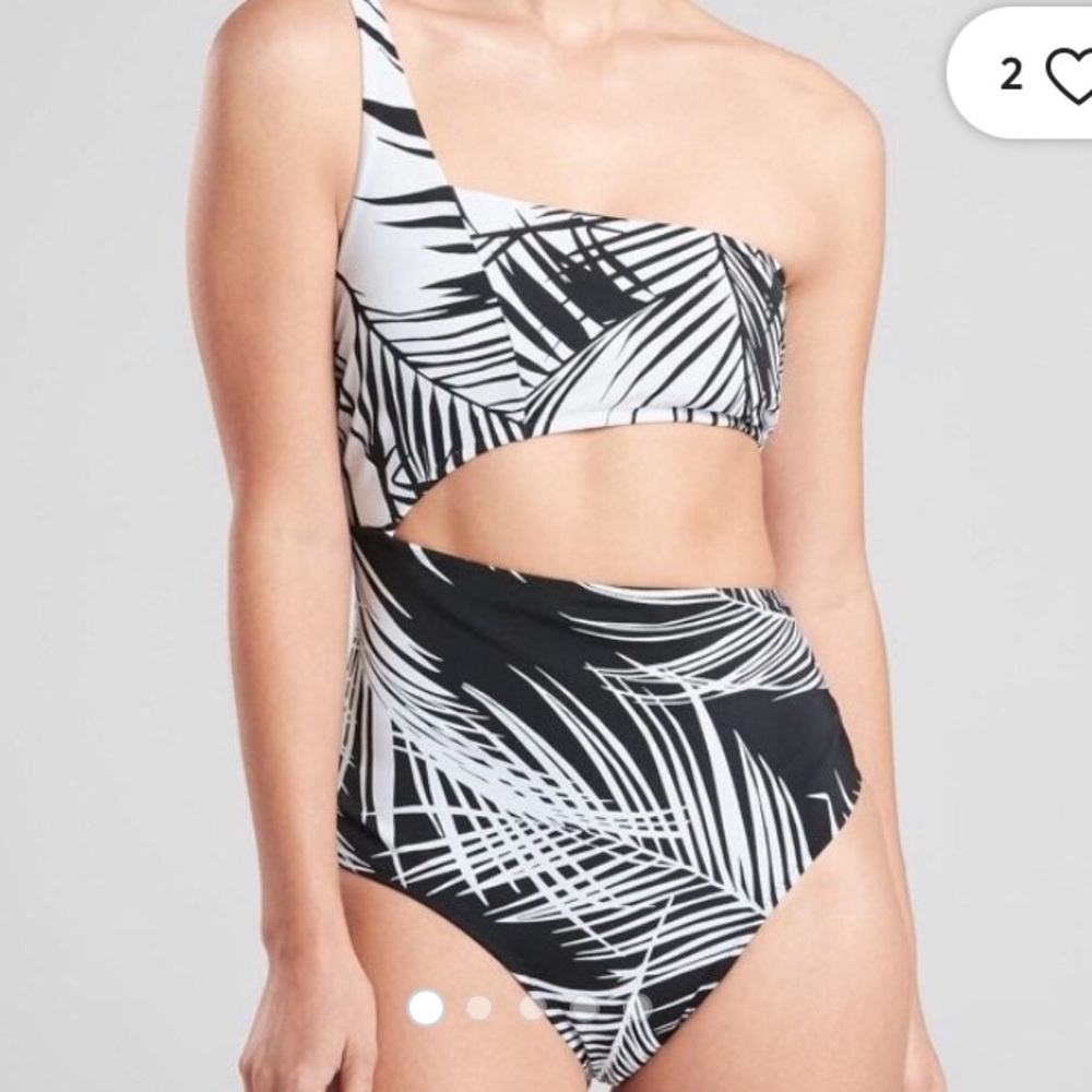 Athleta one shoulder one piece bathing suit